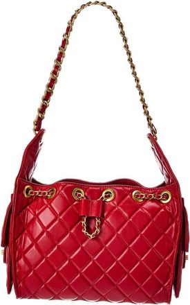Tiffany & Fred Quilted Leather Shoulder Bag