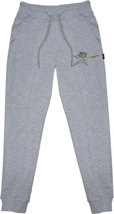 Philipp Plein Mens Plein Sport Small Logo Grey Sweatpants - Size: 32/30/31