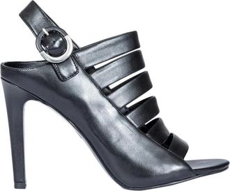 Kendall + Kylie Zwarte Schoenen - Dames - Sandalen met hakken - Zwart - 40 EU - Leer - Schoenen