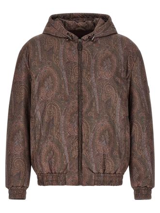 Etro Brown Polyester Mens Bomber