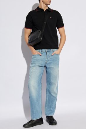 Diesel Polo T-FERRY-MICRODIV, Mens, Black