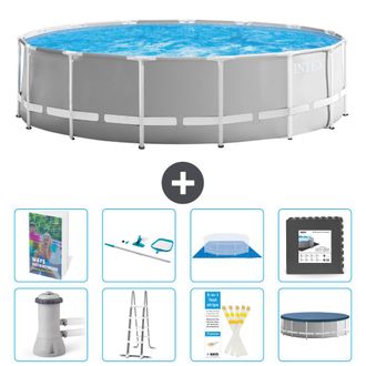 Intex Piscina Prism Frame Redonda - 457x122 Cm - 9-piezas S565