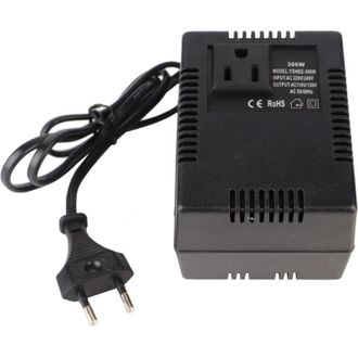 OEM Inversor De Corriente De 300 W Ca De 220 V A 110 V - Adaptador De Enchufe Europeo - Resistente Al Calor - Compacto Y Ligero Para Viajes -crezuo