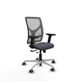Piqueras y Crespo Silla De Oficina Piqueras Y Crespo Motilla Gris Tejido Malla