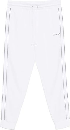 Michael Kors logo-tape pants - White