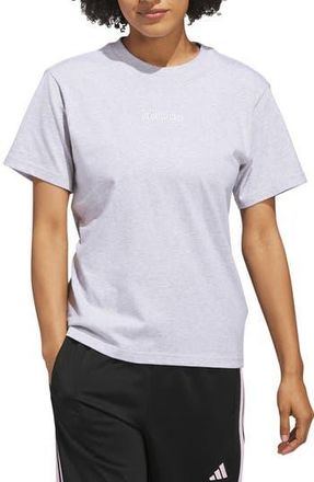 adidas Bow Logo Cotton T-Shirt in Light Grey Heather at Nordstrom Rack, Size X-Small