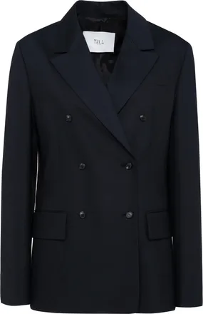 Tela Soho Tailored Double-Breasted Blazer