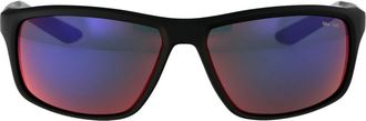 Nike Adrenaline 22 E - unisex - Zonnebrillen - Zwart - 64 MM - Leer - Accessoires