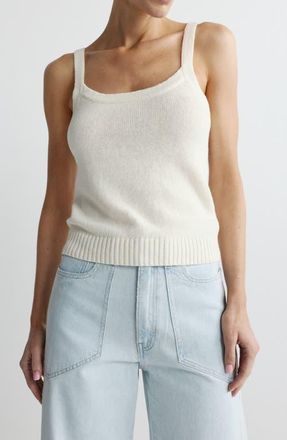 DL1961 July Linen Sweater Tank in Natural at Nordstrom, Size X-Small