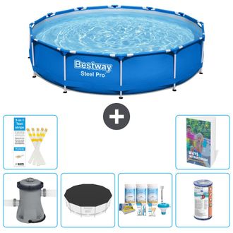 Bestway Piscina Bestway Steel Pro Redonda - 366x76 Cm - 7-piezas S208