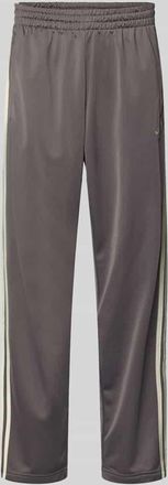 adidas Originals Straight Fit Sweatpants mit Logo-Stitching Modell Firebird in Hazel, Gr&ouml;&szlig;e XXL