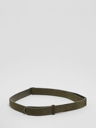 Orciani Cintura Nobuckle in camoscio