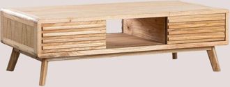 Sklum Sklum - Mesa de Centro Rectangular en Madera Deleyna