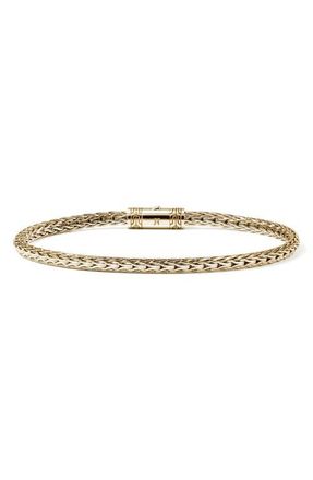 John Hardy Icon Bracelet, 3.5mm in Gold at Nordstrom, Size Medium