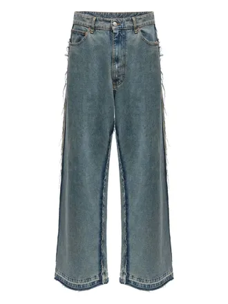 Maison Margiela inside-out straight-leg jeans - Blue