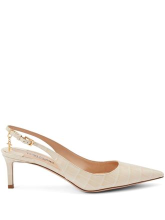 Tom Ford 55mm Angelina slingback pumps - Neutrals