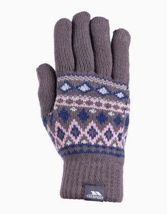 Trespass Unisex Adult Shawny Gloves - Grey - Size: XL
