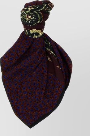Dries Van Noten flora printed scarf