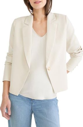 Nic+Zoe Sleek Stretch Anywhere Blazer in Coconut at Nordstrom, Size Large