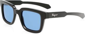 Ferragamo Ferragamo Mens 48 mm Black Sunglasses