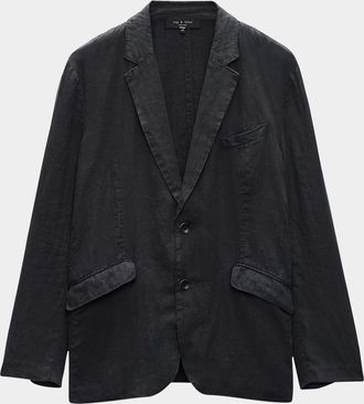Rag & Bone Mens Butler Linen Blazer