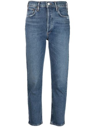 A Gold E Jeans crop - Blu