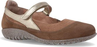 Naot Kire Mary Jane Flat in Rosewood Suede Combo at Nordstrom, Size 41