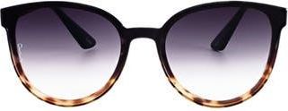 Otra Eyewear Dali Square Sunglasses in Black To Tort/Smoke Fade at Nordstrom Rack