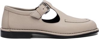 Pierre Hardy Womens Loafers & Slippers - Light Grey Leather - Size EU 38