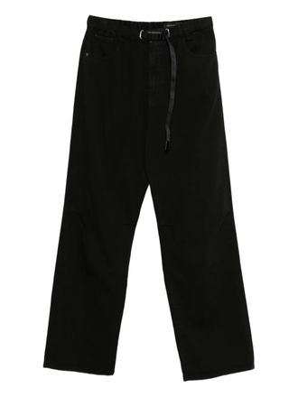 White Sand belt black trousers