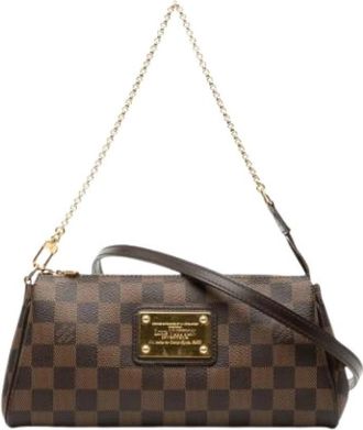 Louis Vuitton Pre-owned Eva Schoudertas - Dames - Vintage Schoudertas - Bruin - ONE Size - Vintage