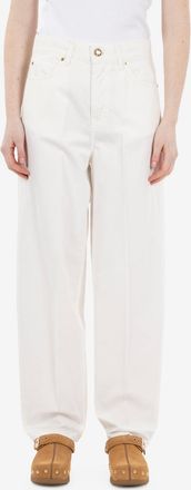 BRIGLIA 1949 Pantaloni Paris carrot fit bianco