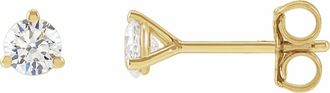Diamond2Deal 1/3ct Lab-Grown Diamond Stud Earrings Clarity VS, Color F-G, 14k Gold