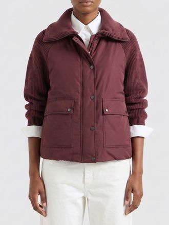 Brunello Cucinelli Padded Wool-Knit Cardigan with Patch Pockets