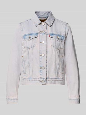 Levi's Regular Fit Jeansjacke aus reiner Baumwolle Modell ORIGINAL TRUCKER in Hellrosa, Gr&ouml;&szlig;e XS