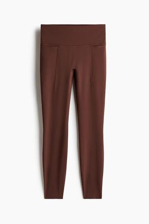 H&M Running Leggings With Shapemove in Sepia Brown at Nordstrom, Size X-Small