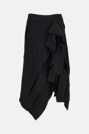 Bottega Veneta Gonna In Fresco Lana