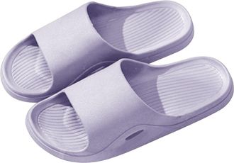 Generic Bathing Slippers Womens Wide Feet Women Men Bathing Shoes Open Toe Bathing Slippers Casual Mules Non-Slip Bath Mules Comfortable Slippers Padded Silen