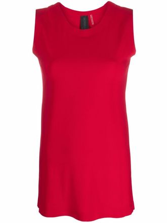 Norma Kamali Top a girocollo - Rosso