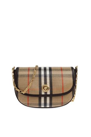 Burberry Beige Highlands Mini Crossbody Bag