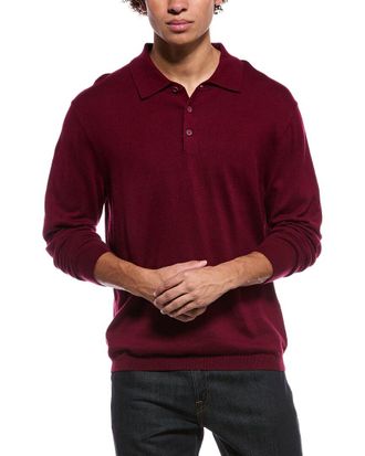 Weatherproof Vintage Weatherproof Vintage Cashmere-Blend Polo Sweater