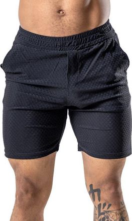 Maceoo Soot Stretch Cotton Shorts in Black at Nordstrom, Size 32