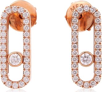Messika Move Uno Diamond Pave Earrings