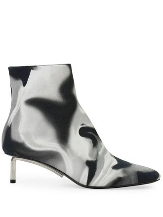 Off-white Stivaletti Liquid Melt Allen 50mm - Nero