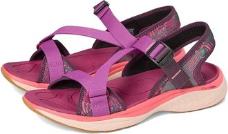 Keen Leiki Open-Toe Sandals Womens Shoes Plum Perfect/Dubarry : 10.5 B - Medium, Synthetic