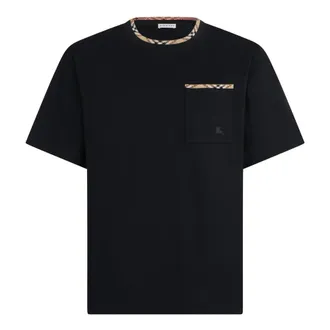 Burberry Heren, Tops, Zwart, Maat: M Katoen