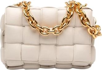 Bottega Veneta Pre-owned Borsa Satchel in Nappa Intrecciata Trapuntata - - Pre-owned - Donna - Bianco - ONE SIZE