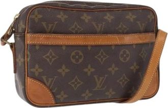 Louis Vuitton Pre-owned Cross Body Bags, female, Brown, Size: ONE SIZE Pre-owned Vintage Canvas Crossbody Bag