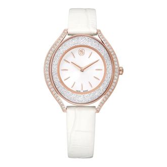 Swarovski Horloges - Dames - Horloges - Wit - ONE Size - Leer - Accessoires