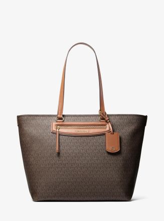 Michael Kors Jet Set Travel Extra-Large Signature Logo Tote Bag